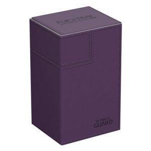 Ultimate Guard-100 Card Flip Deck Case-Xenoskin Purple 